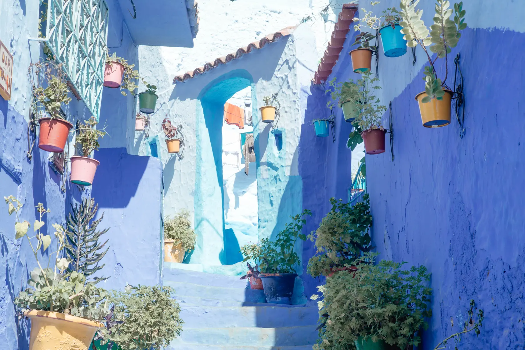 Callejón azul de Chefchaouen