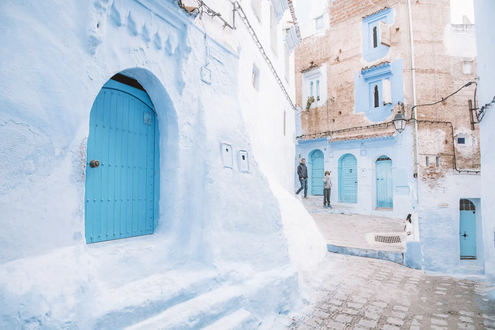 Puerta azul en Chefchaouen